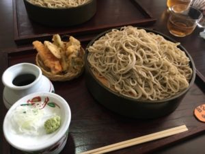 美味しい日本そばの店発見！